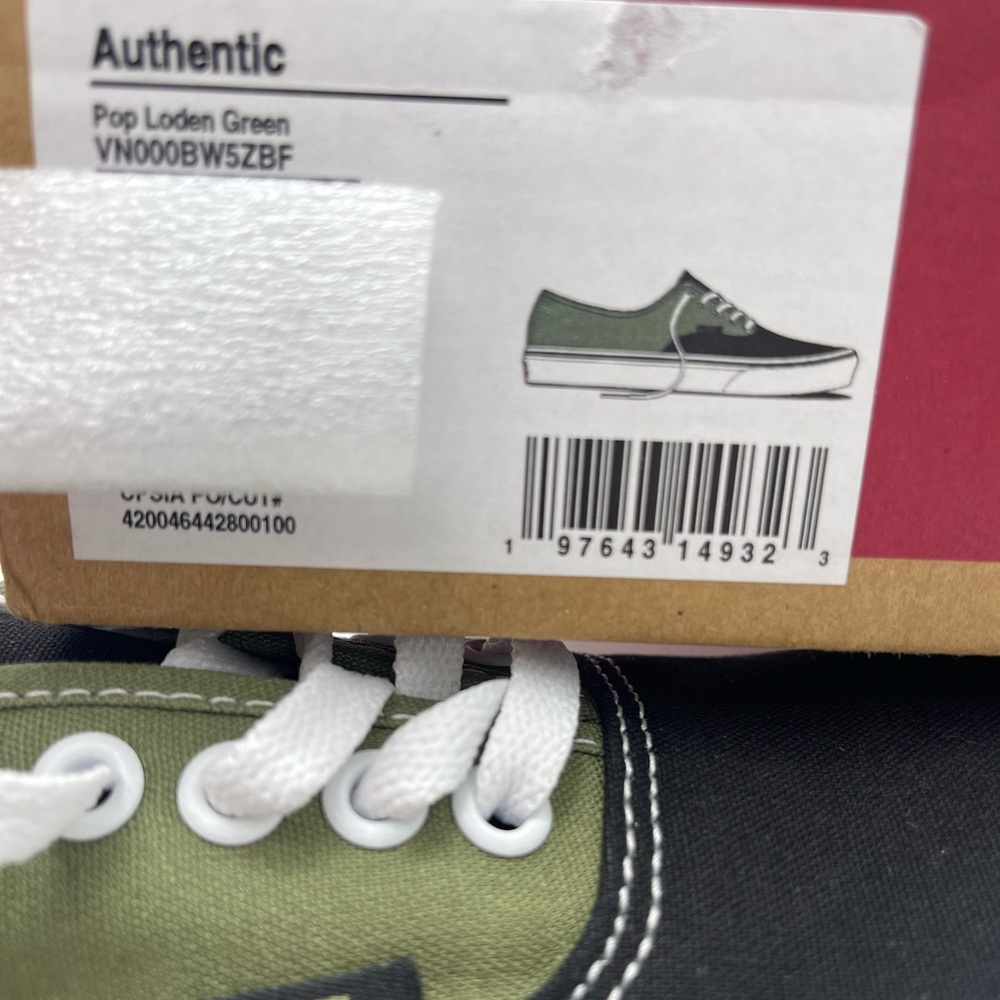 Vans Men’s Authentic
Pop Loden Green
VN000BW5ZBF Sneakers - Picture 16 of 16